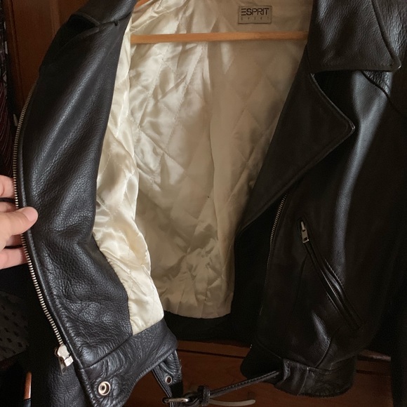 Esprit Sport genuine leather jacket size M - Picture 4 of 4